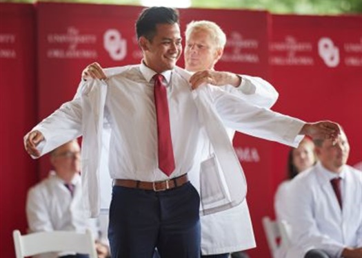 OU Health Sciences Celebrates Hundreds of Students During White Coat Ceremonies