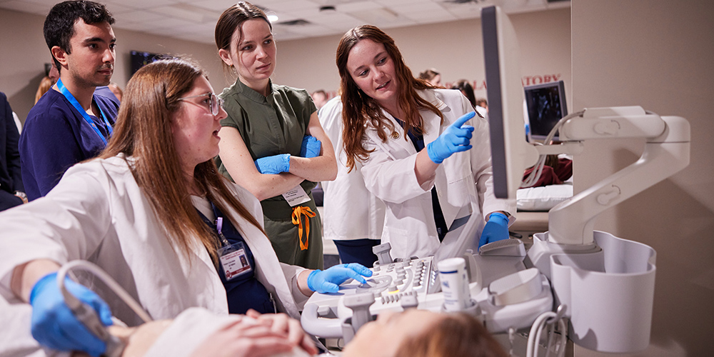 OU College of Allied Health Celebrates Opening of Interprofessional Sonography Laboratory