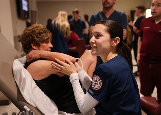 OU College of Allied Health lab promotes collaboration between sonography and medical students