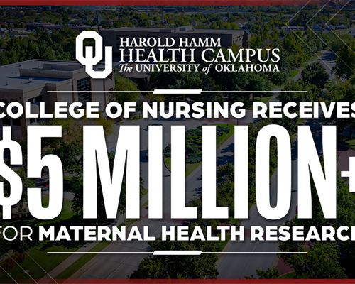 OU College of Nursing receives millions to advance maternal health research